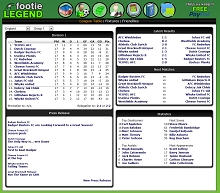 Game Screenshot - Footie Legend