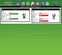 Game Screenshot - Footie Legend