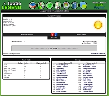 Game Screenshot - Footie Legend