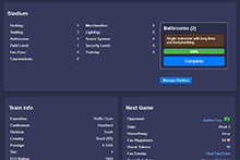 Game Screenshot - North American Football Sim