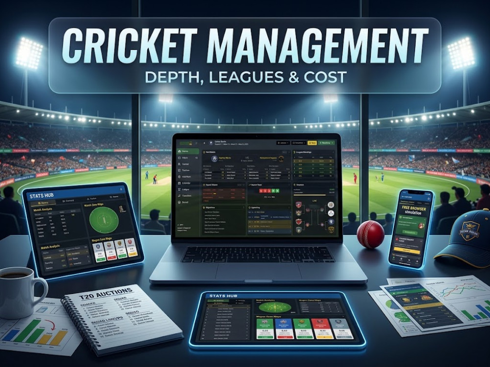 Online Cricket Management Games: Depth, Leagues and Cost